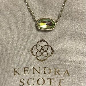 Kendra Scott Gold Necklace with Multicolor Pendant